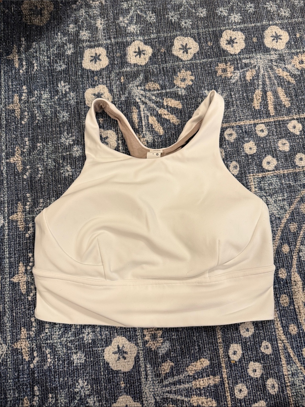 Lululemon Sports Bra White Sz 8